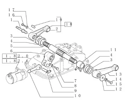 87753700 - Рычаг
